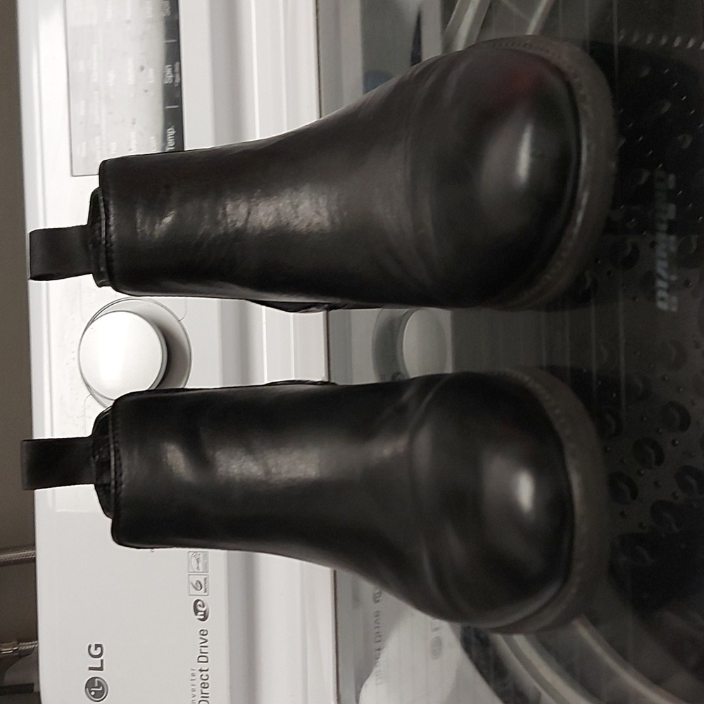 Men's Black Leather Boots